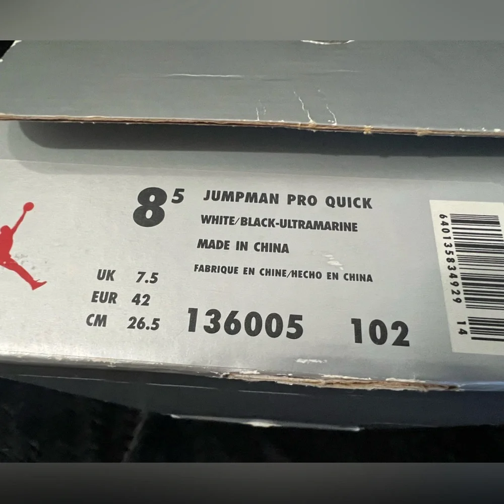 Vintage 1998 Jordan Jumpman Pro Quick 